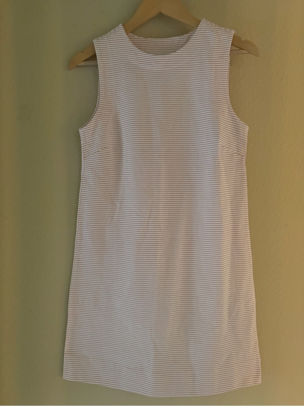 NWT Banana Republic Red/White Striped Midi Dress.  Classy for 4th July
